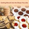 Ручные формы для пасты Главная Формочка для равиоли Пресс-форма для печенья с деревянной ручкой Кухонный инструмент для выпечки пельменей Лазанья Пироги