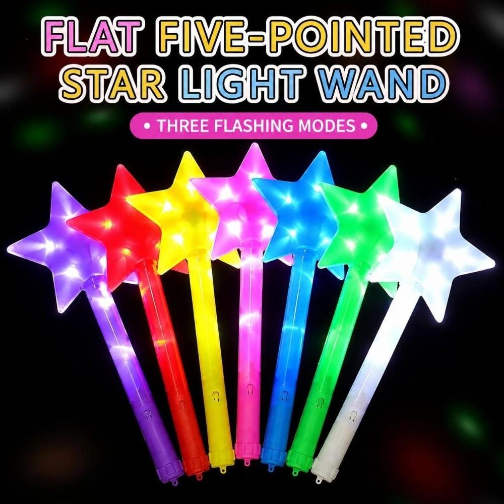 Three Lighting Modes Flashing Star Stick Five Point Star Concert Light Stick Concert Accessories