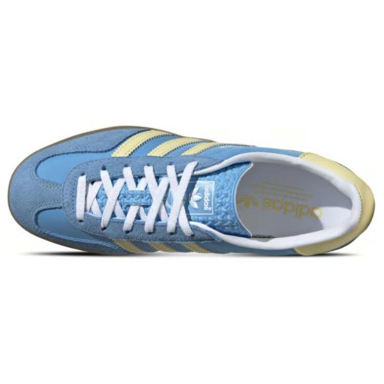 adidas Женские кроссовки Gazelle Indoor Blue Burst Yellow Женские кроссовки Полу-Сине-Взрывной Почти-Желтый Облачно-Белый IE2960