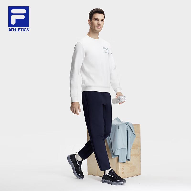 Fila Мужская базовая спортивная толстовка с круглым вырезом