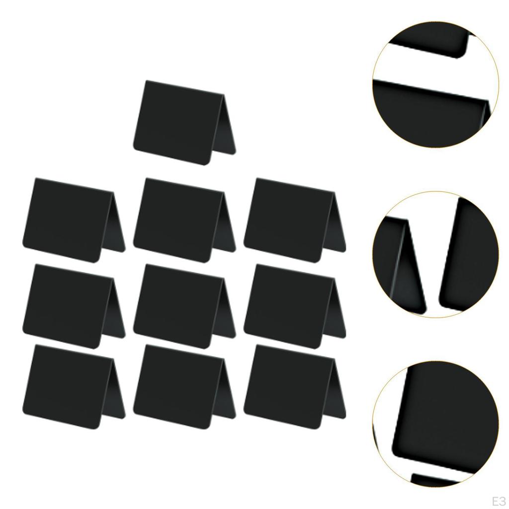 10 Acrylic Chalkboard Tent Signs for Food Display And