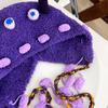 Милые медвежьи ушки Тедди флис вязаный разноцветный пуловер шапка для женщин зимние теплые защитные наушники Able Straps шапки-бомберы