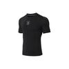 Мужской топ Li Ning Fitness Series с круглым вырезом и логотипом, плотный, черный AUDS039-1
