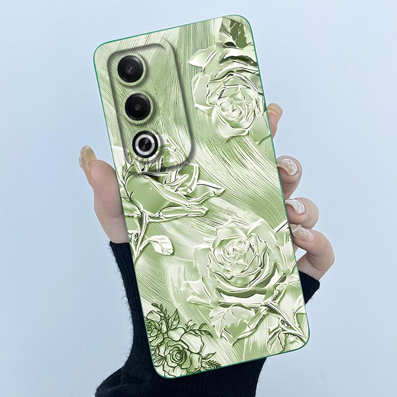 Чехол для OPPO A80 5G Модный простой Цветок Мягкий силиконовый задний чехол для OPPO A80 5G CPH2639 Чехол для телефона OPPOA80 A 80 Fundas