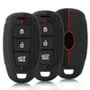 For Hyundai I30 Ix35 KONA Encino Solaris Azera Grandeur Ig Accent Santa Fe Palisade Silicone Car Key Case Shell Fob Cover