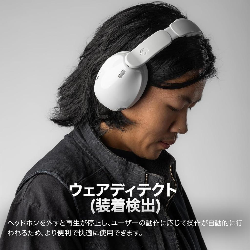 Skullcandy Официальный магазин Hesh 540 ANC Беспроводные наушники с шумоподавлением и пространственным звуком THX Ambient Sound 65 часов работы от аккумулятора Быстрая зарядка Clear Smart