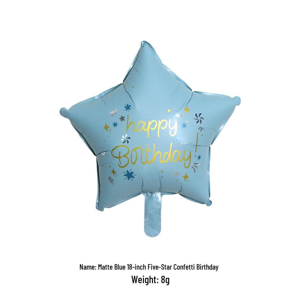 Cute Matte Frosted Teddy Bear & Rainbow Aluminum Balloons for Kids' First Birthday Decorations