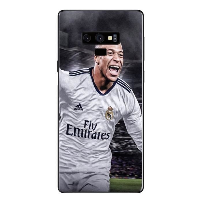 Coque - Maniacase - Galaxy Note9 - Kylian Mbappe - Souple - Noir