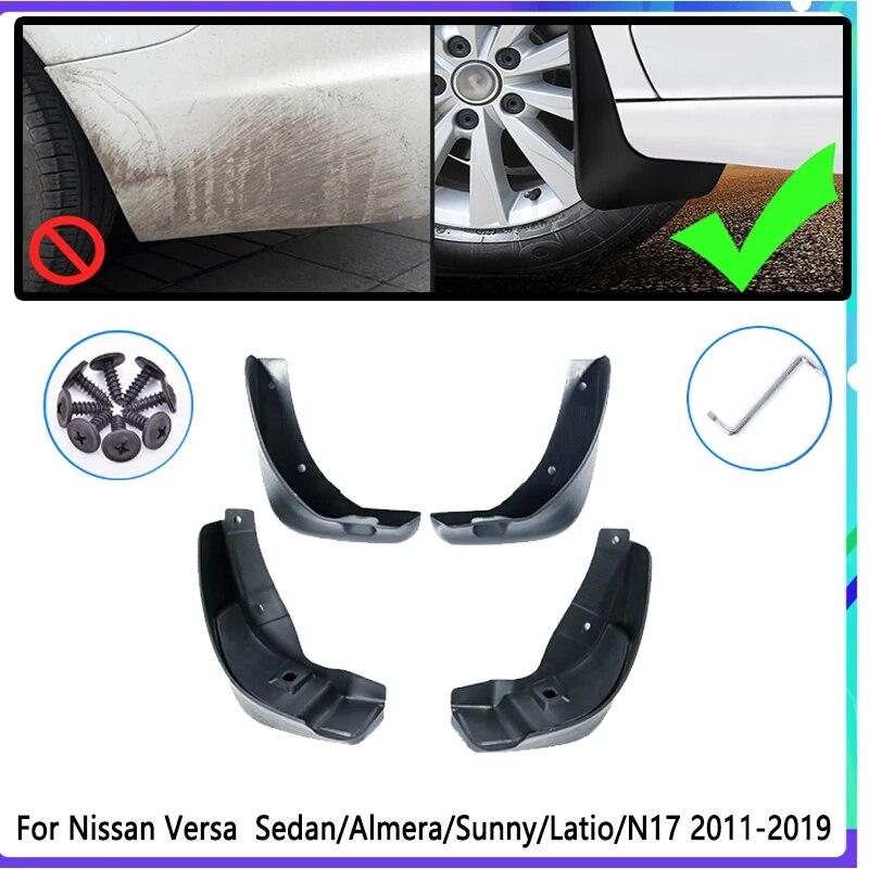 Автомобильные брызговики для Nissan Versa Sedan Latio Sunny Almera N17 2011 ~ Брызговики Fender Брызговики Автоаксессуары
