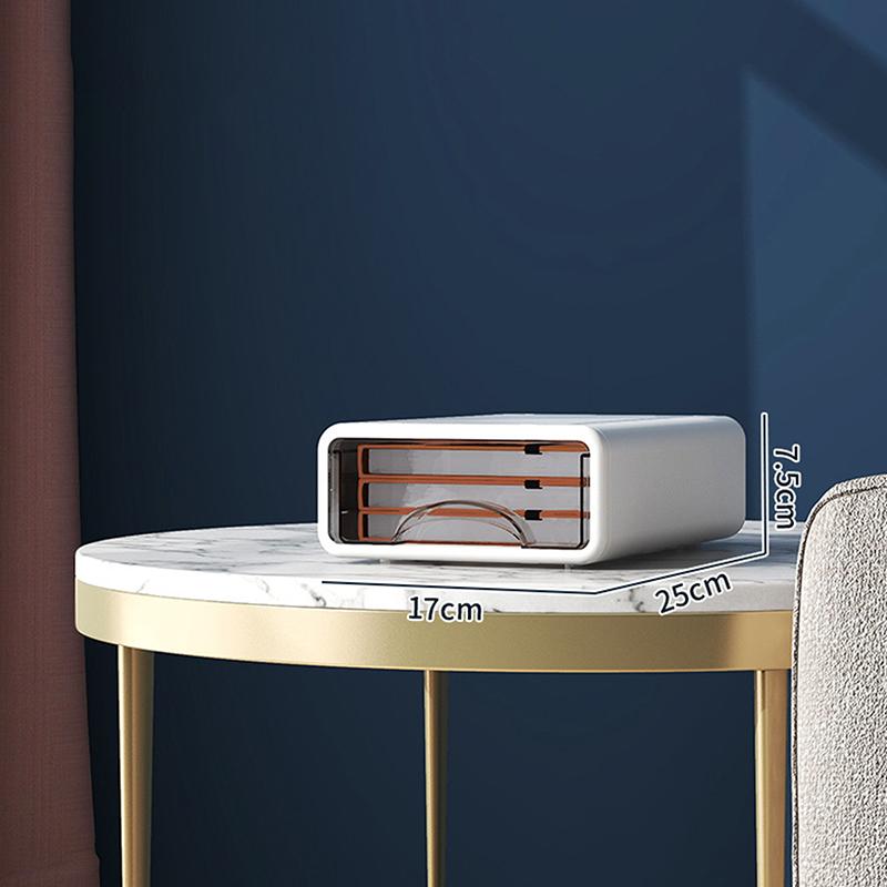 Пластиковая коробка, настольный органайзер, ящик для хранения косметики, штабелируемый контейнер для ювелирных изделий, офисная отделка, органайзер, коробка