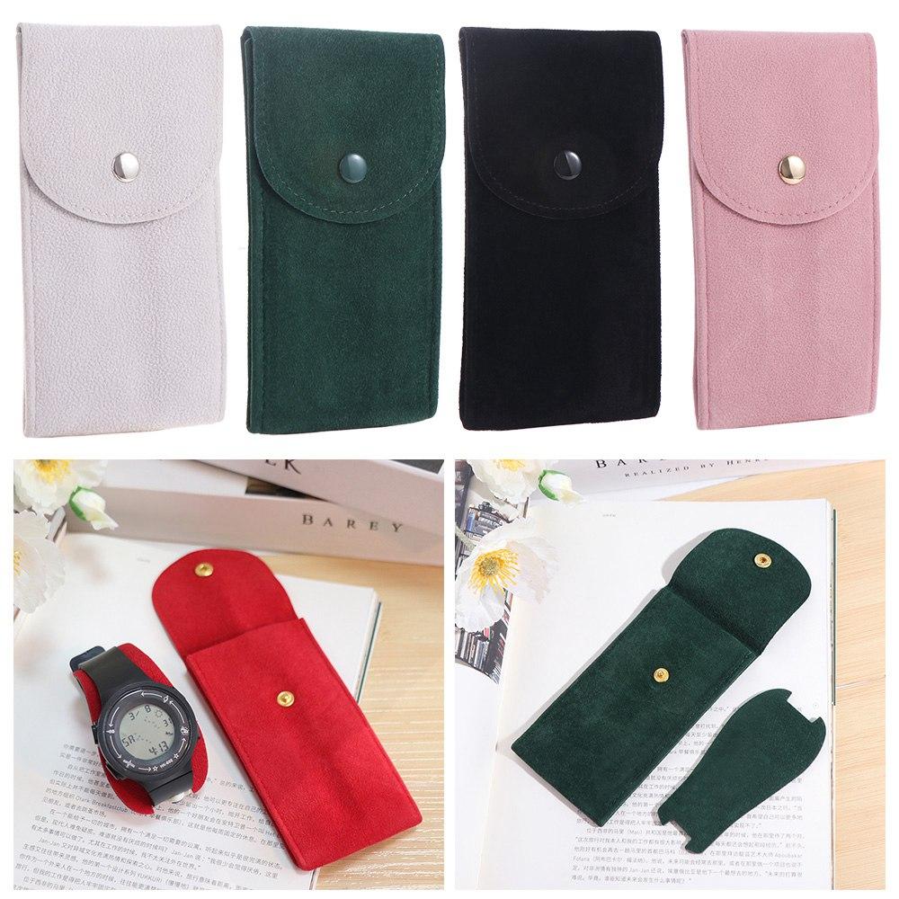 Для женщин и мужчин карманы для хранения часов упаковка сумки с защелками сумка для хранения часов байковая сумка