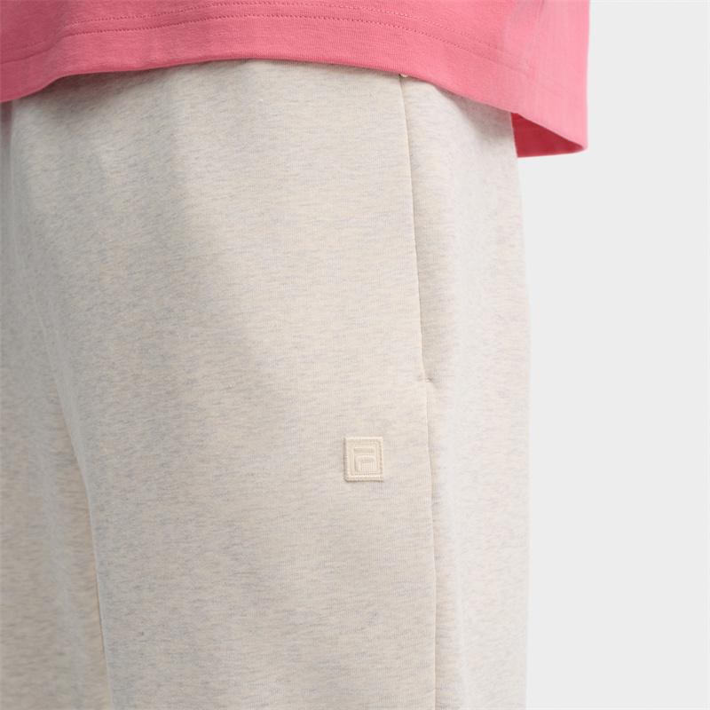 FILA MILANO Knitted Sweatpants Men's Light Khaki Heather Gray F11M435604FLK