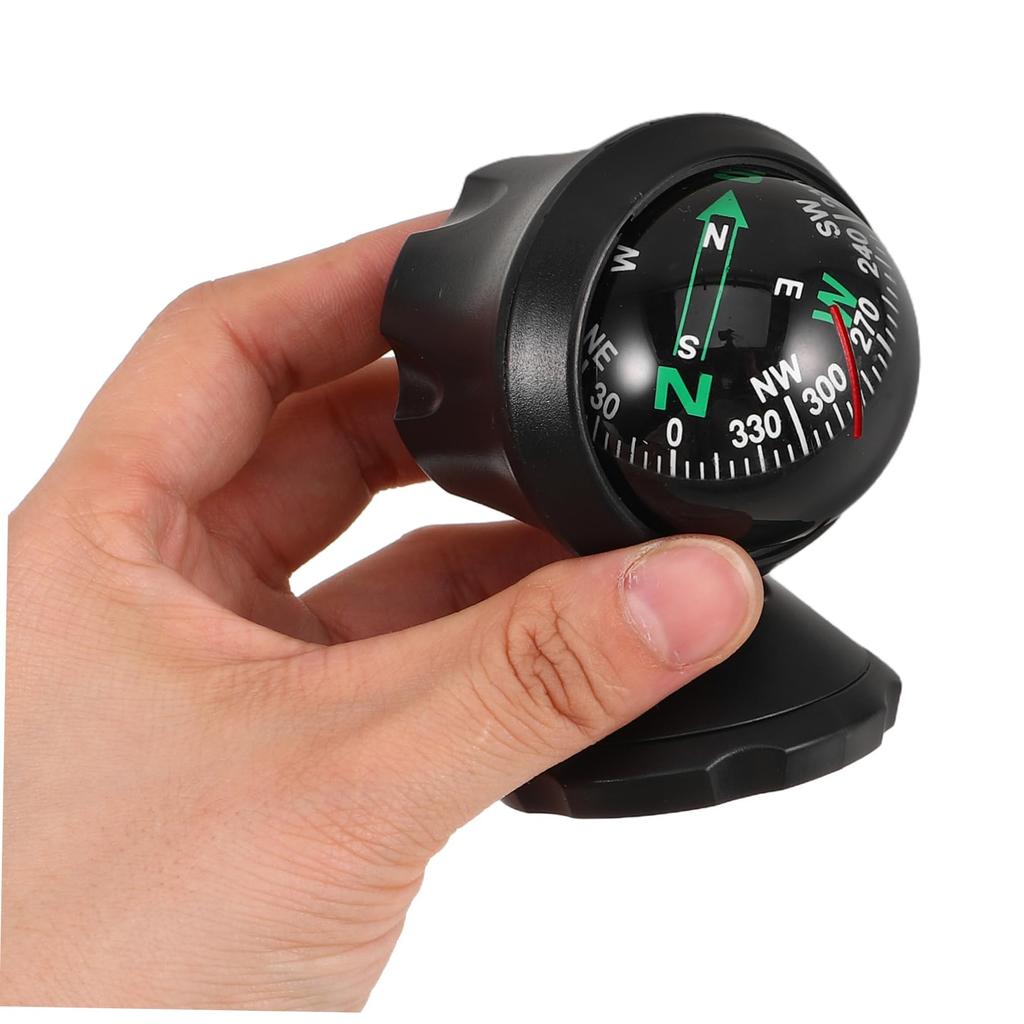 SUPVOX Car Compass, Compass, Compass, Compass, Ball-Shaped, High Precision, Angle Adjustable, Multifunctional, Portable, Car