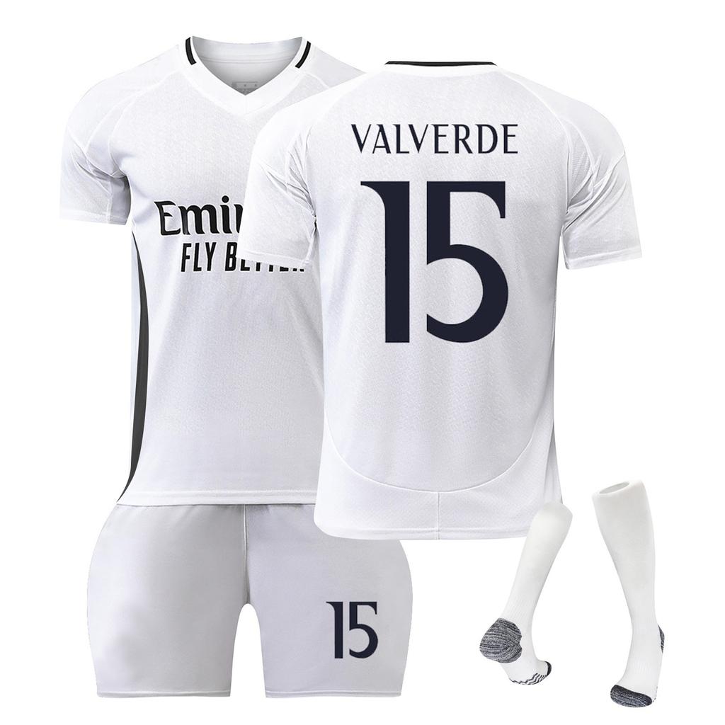2425Джерси Реал Мадрид, комплект спортивной формы, комплект футбольного тренировочного костюма