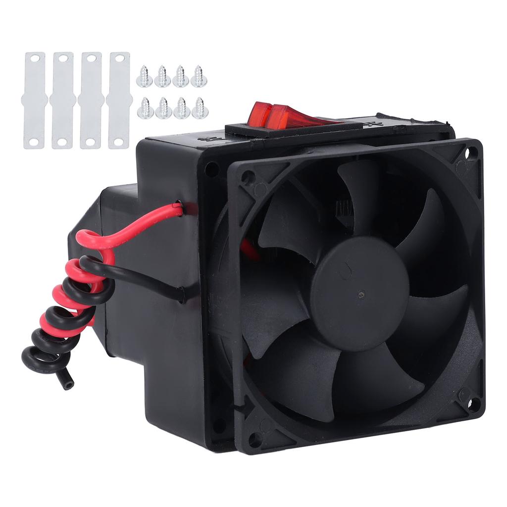 Автомобильный обогреватель лобового стекла DC12V 300W Двойной переключатель Регулируемая температура Портативный автомобильный обогреватель Размораживатель