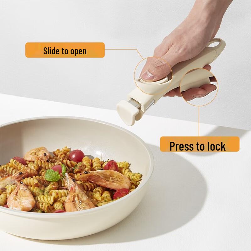 REDCHEF Detachable Handle Ceramic Non-stick 5-Piece Cookware Set