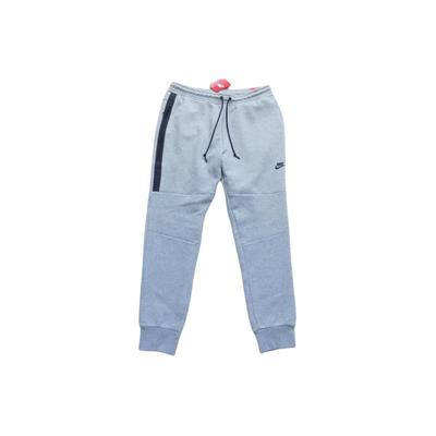 Nike Спортивные штаны Tech Fleece 1 мм, темно-серый меланж/черный, унисекс, уличный стиль 545343-065
