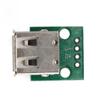 Плата адаптера USB 2.0 Female to DIP 4-Pin с припаянным кабелем питания и передачи данных