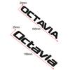 ybszn4 Car Emblem Metal Badge Logo Body Decals Sticker For Skoda Octavia Glossy Black Matte Black Auto Accessories