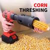Простая в использовании электрическая кукурузоочистительная машина — прочный пластик, не требует электропитания — идеально подходит для использования на домашней кухне