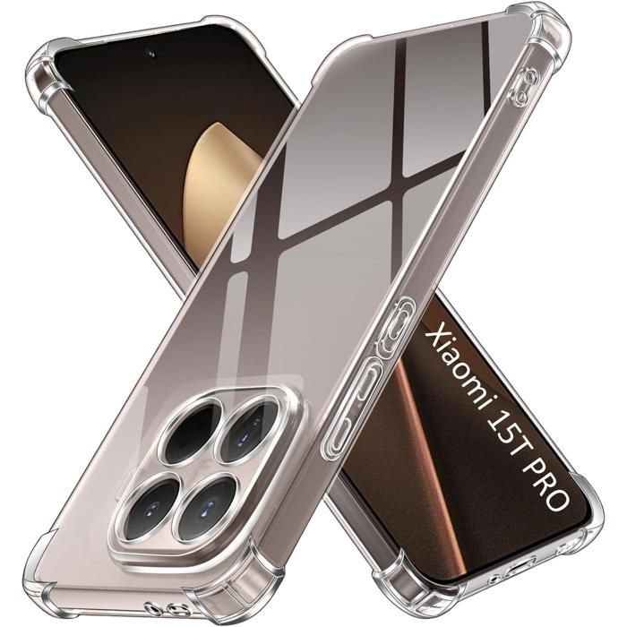 Чехол для Xiaomi 15T PRO - Ударопрочный Защитный Мягкий ТПУ Прозрачный Phonillico®