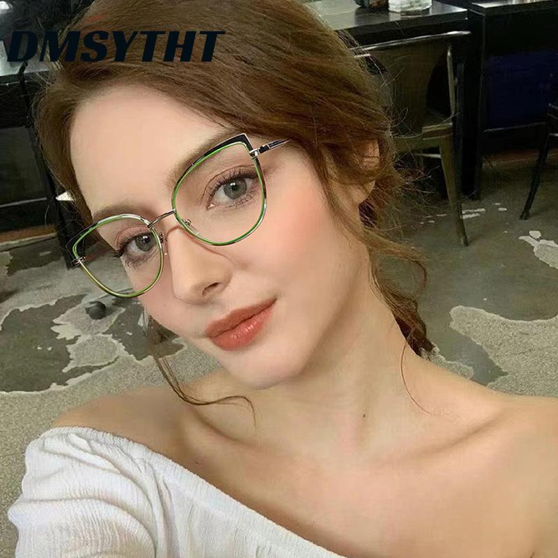 Женские очки кошачий глаз, блокирующие синий свет, оптические очки, компьютерные очки, защита глаз, очки