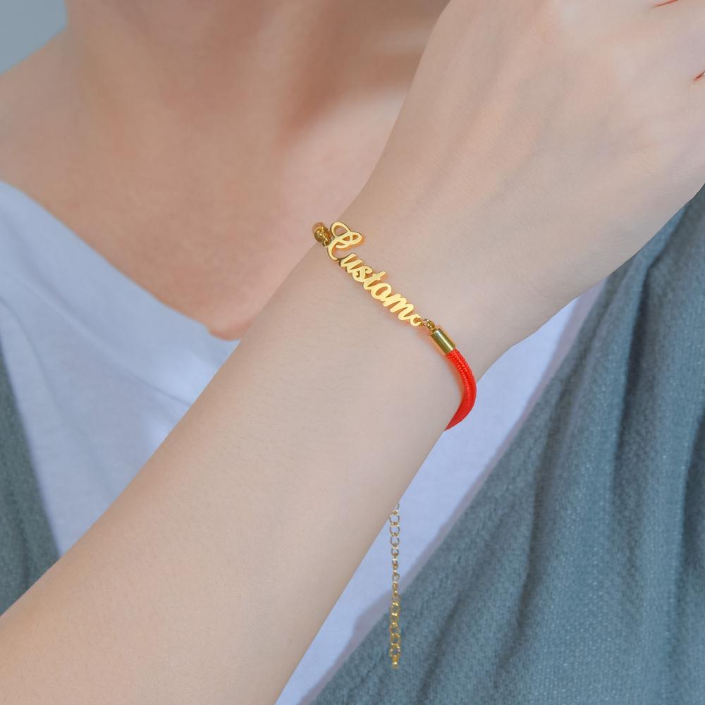 Goxijite новые индивидуальные браслеты с именами для женщин, детские браслеты из нержавеющей стали с надписью, подвесной браслет, ювелирные изделия