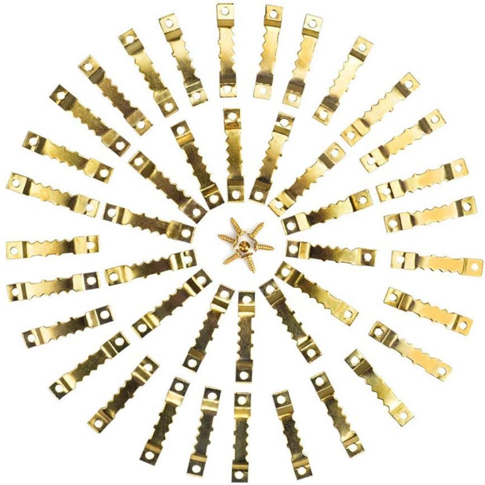 With Screw Saw Tooth Hooks Multi Functional Picture Hanging Sawtooth Picture Frame Hanger  Home