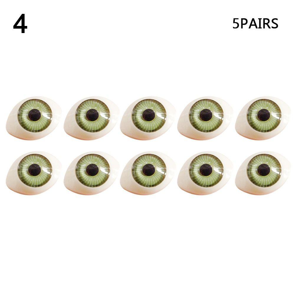 5 пар DIY Кукольный глаз 12x16мм Аксессуары для глаз Новые Поделки для изготовления кукол DIY BJD кукла