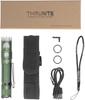 ThruNite BSS V6 Pro Tactical Flashlight, USB-C Rechargeable, Up to 1705 Lumens, 6 Lighting Modes, Dual Switch (Dark Green, CW)