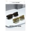 UV protection sunglasses, men's and women's styles, square frame eyewear