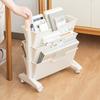 1 Bookshelf With Movable Table, Small Bookshelf In Dormitory, Classroom And Study, Household Classified Book Storage Rack