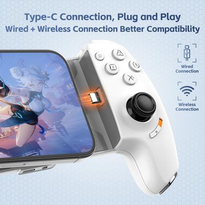 GAMWING Type-C мобильный игровой контроллер проводной/беспроводной выдвижной телефонный контроллер