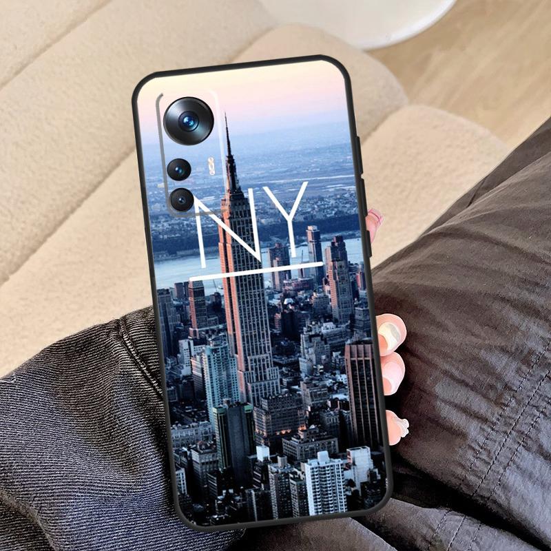 Чехол New York City для Xiaomi 13 13T 12T 11T 12 Lite 14 Pro 12X POCO F5 Pro X5 X3 M5 X4 F3 F4 C65