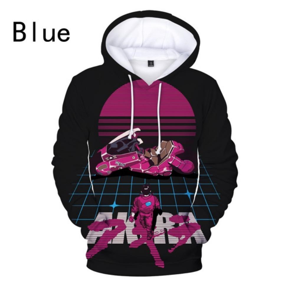 Крутые аниме Акира 3D толстовки мужские толстовки с длинным рукавом осень зима пуловеры топы