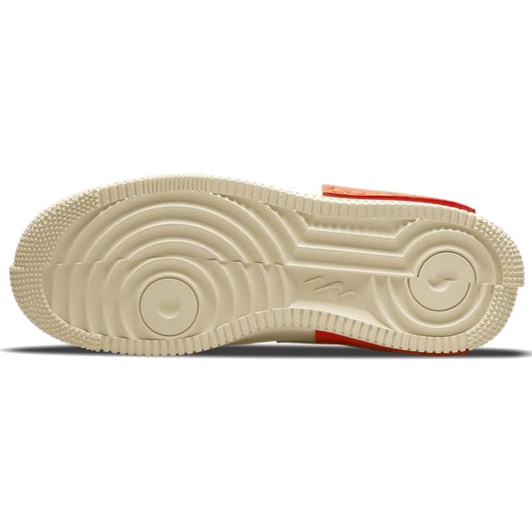 Nike Air Force 1 Fontanka Pearl White University Красные женские кроссовки Кремовые DA7024-200