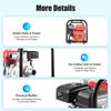 7.5HP Trash Water Transfer Pump - 212cc 4-Stroke Gas Powered Irrigation Pump 2" Port with  23ft Suction & Hose