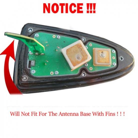 For 2015-2019 18 Hyundai Sonata-Elantra Ebony Black Shark Fin Roof Antenna Cover