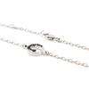 Les Trésors De Lily [J0850] - Silver Bracelet 'Scarlett' Black White (rhodium-plated) - 10 Mm