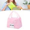 Lunch Bag Insulated Aluminum Foil Large Capacity Handheld Portable Cute Cartoon  Cat