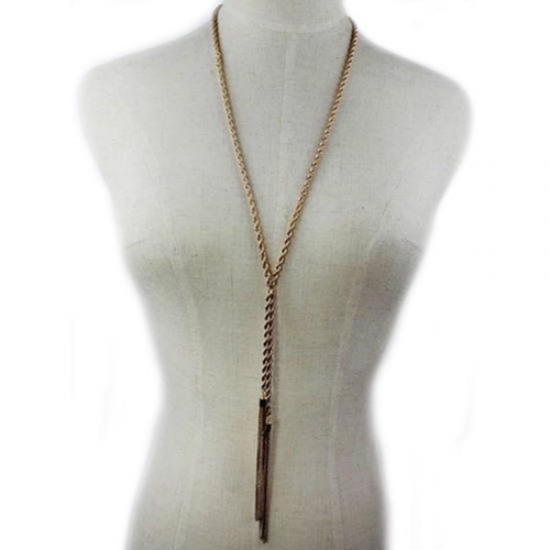 Женская бюжетерия кулон кисточка на длинном шнурке