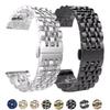 Ремешок из нержавеющей стали для Samsung Galaxy watch 6/5/4/Classic, металлический звеньевой браслет amazfit GTS-GTR-4-3-mini-bip 3, ремешок 20 мм 22 мм