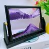 Домашний декор Движущийся песок Художественная картина Течет песок 3D Песчаный пейзаж в движении Стекло Зыбучий песок Картина
