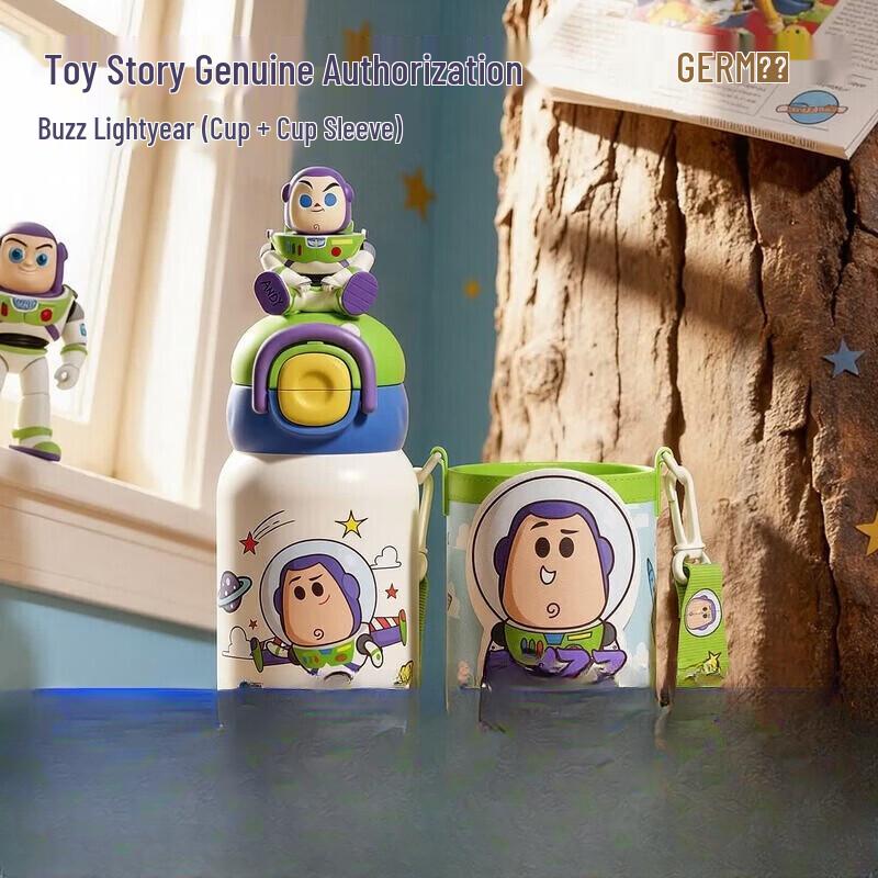 Детская термо-кружка с трубочкой Toy Story Базз Лайтер