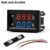 2 In1 Multimeter 0.56inch LED Display Digital Voltage Current Tester DC0-100V 10A 50A 100A High Precision for Home Office