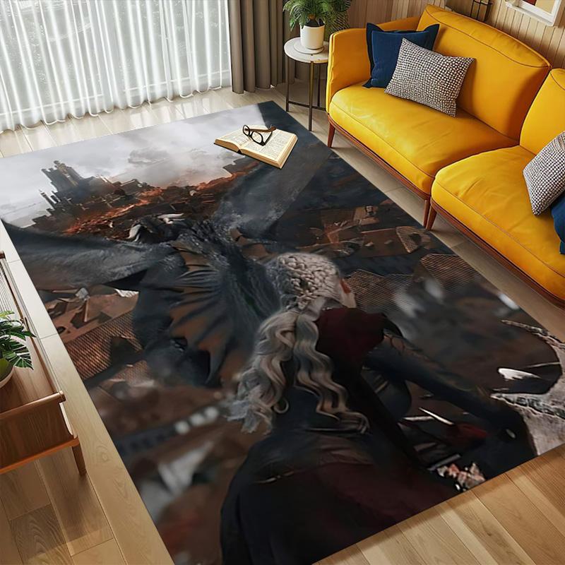 Dragon City Living Room Non-Slip Area Rug Soft Carpet for Bedroom Game Playroom Sofa Office Home Decor Doormat Christmas Gift C9211437