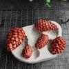 Pinecone Cake Fondant Mold, 5-Cavity Pine Cone Silicone Chocolate Candy Mold Cake Cupcake Decorating Tools Sugar Craft Gum Paste Polymer Clay Mold