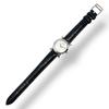 Б/у Hermes HERMES H Watch Rondo HR1.210 Светло-серебристый циферблат Кожаный ремешок Кварцевые женские часы