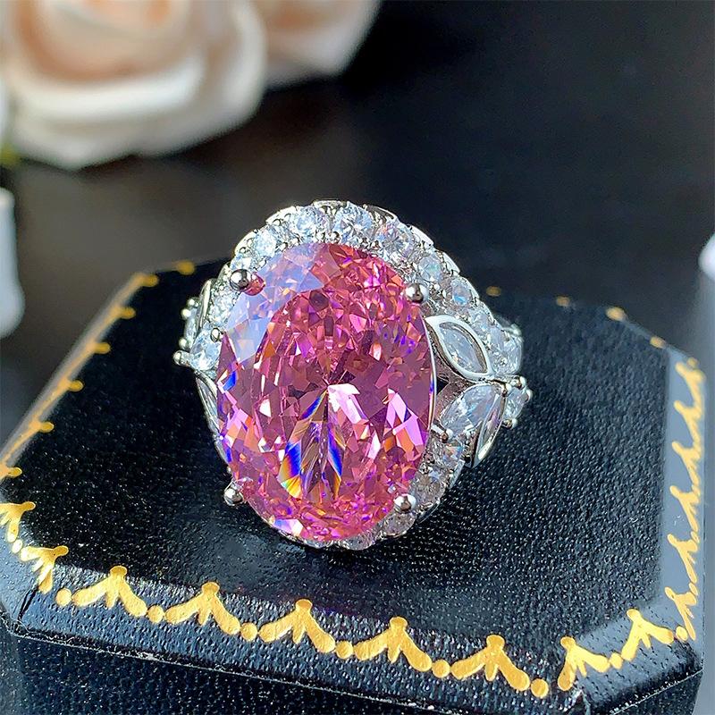 Осенние и зимние ювелирные изделия кольцо ювелирные изделия ретро мода легкая роскошь высокого класса огранка птичье гнездо цветное сокровище кольцо женская мода