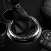 AIRSPEED Mini F54 F55 F56 F57 F60 Exclusive Accessories Real Hard Carbon Fiber Car Gear Shift Trim Ring Decorative Sticker Stylish Custom Interior